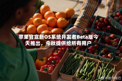 苹果官宣新OS系统开发者Beta版今天推出，今秋提供给所有用户