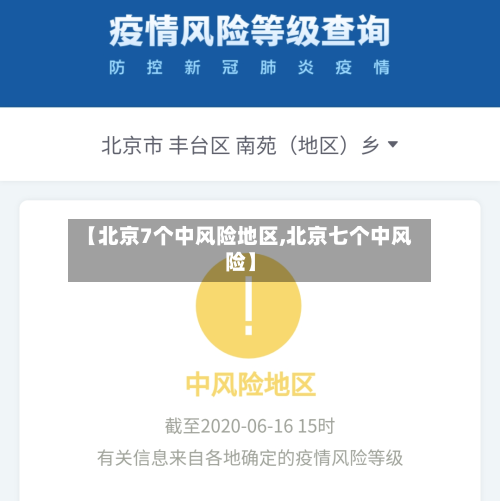 【北京7个中风险地区,北京七个中风险】-第2张图片