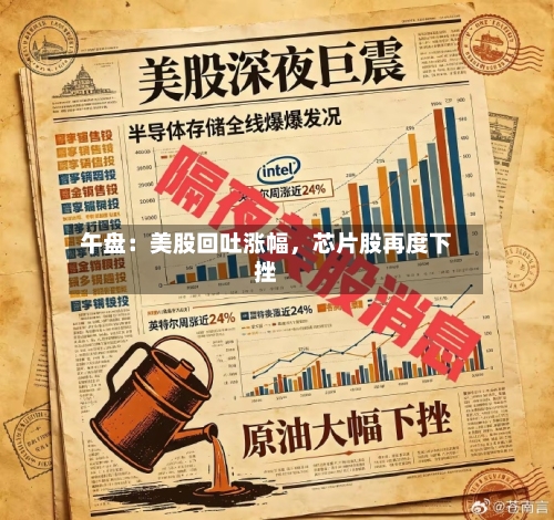午盘：美股回吐涨幅，芯片股再度下挫-第3张图片