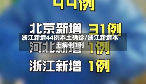 浙江新增44例本土确诊/浙江新增本土病例1例