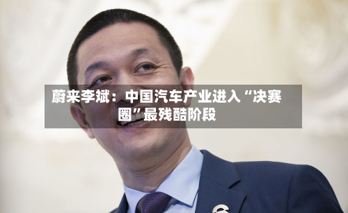 蔚来李斌：中国汽车产业进入“决赛圈”最残酷阶段-第2张图片