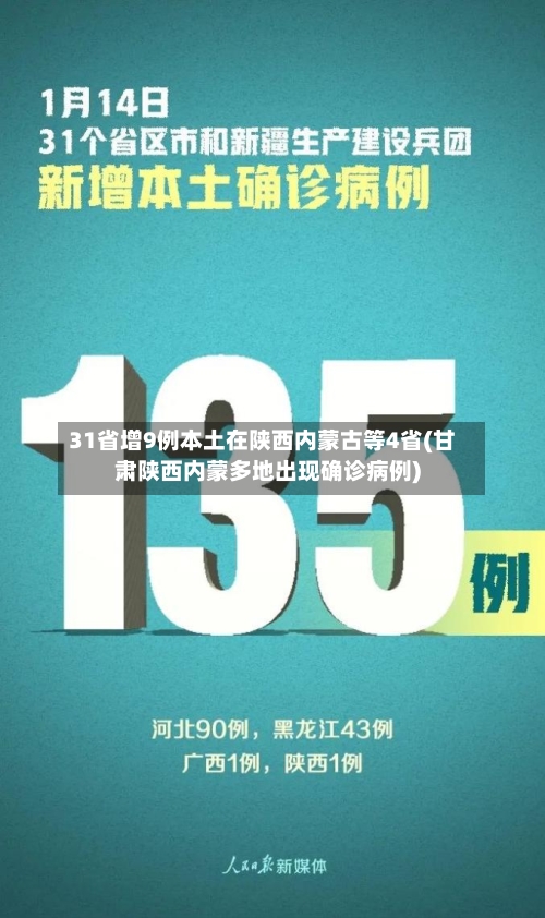 31省增9例本土在陕西内蒙古等4省(甘肃陕西内蒙多地出现确诊病例)