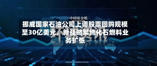 挪威国家石油公司上调股票回购规模至30亿美元	，新战略聚焦化石燃料业务扩张-第3张图片