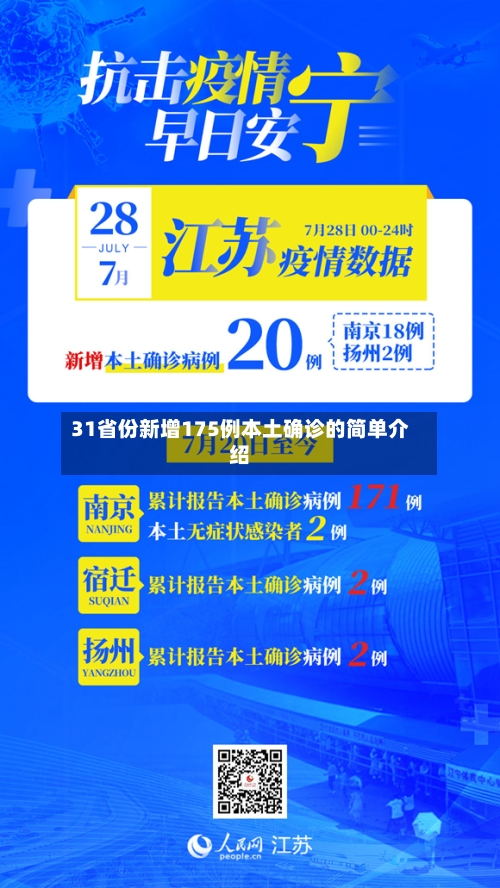 31省份新增175例本土确诊的简单介绍