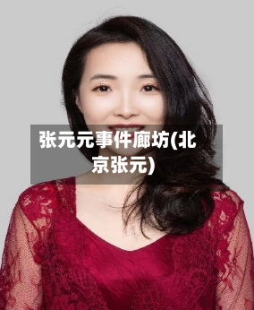 张元元事件廊坊(北京张元)-第2张图片